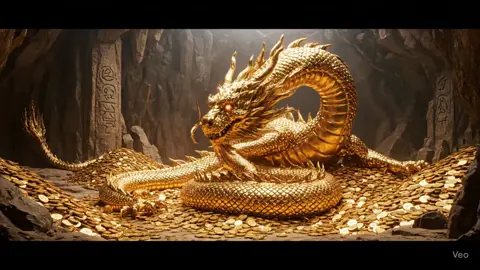 A golden dragon rises through the clouds, breathing not fire but diamonds! 🐉💎 Each gem falls like rain from the heavens, turning the world into a kingdom of shining fortune and endless wealth. ✨🌌 #goldrush #luxurylife #endlesswealth #dòngtiềnvàng #황금의세계