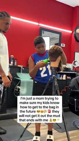 They definitely gonna know how to make some money  #barbershop #hairstyle #fypage #haircut #wigstylist 