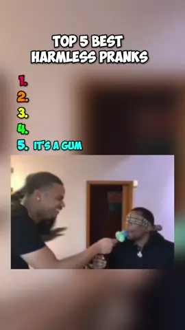 Top 5 Best Harmless Pranks 😂 #top5 #prank #harmlessprank #funny #fyp 