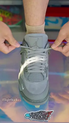 Jordan 4 Brick by Brick Grey 🤣 #linkinbio  #fypage #lacestyles #lacesneakers #howtolacejordans #howtolacesneakers #sneakers #sneakerhead #jordansneakers #jordan4 #jordan4brickbybrick #jordan4brickbybrick2025 