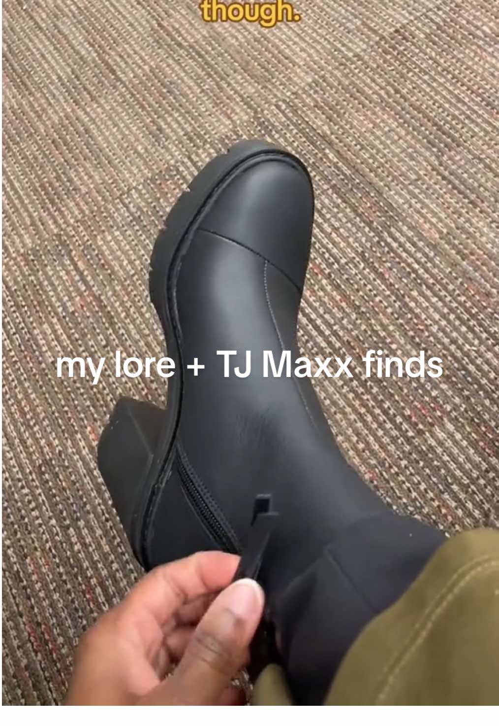 TJ Maxx has the cutest fall boots! 🍂🍁 plus a lil Binta lore 👋🏿😉 @TJ Maxx 