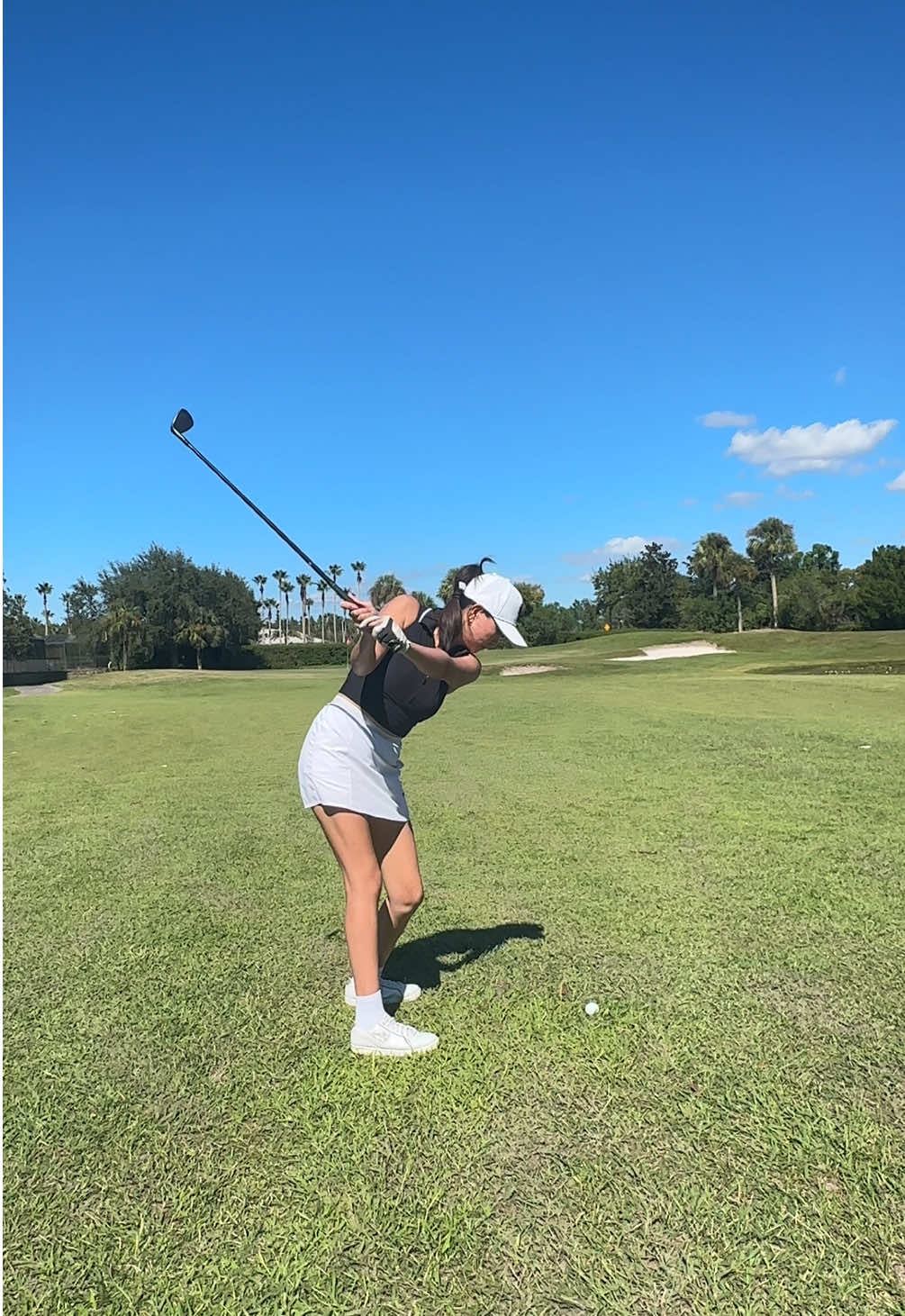 Just out here chasing birdies (and maybe vibes too) ⛳️✨ #golf #golftiktok #viral #contentcreator #golfgirl 