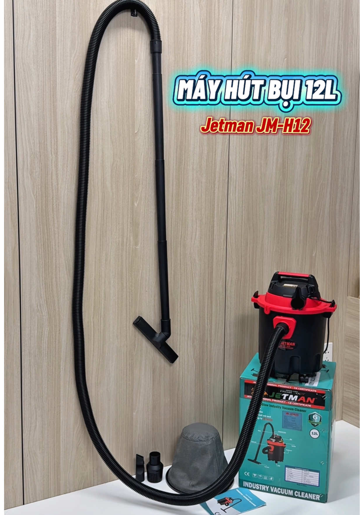 Máy này hút mạnh thổi mau - Gọn nhà sạch cửa đỡ lau khỏi chùi😂 #fyp #linhlamreview #mayhutbui #JMH12 #jetman 