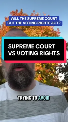 The Supreme Court heard a potential landmark case that could destroy the last best protections from the #VotingRightsAct if they choose to side against minority voters. And it never should have come to this. But we still have one card left to play to neutralize the problem #gerrymandering #redistricting 