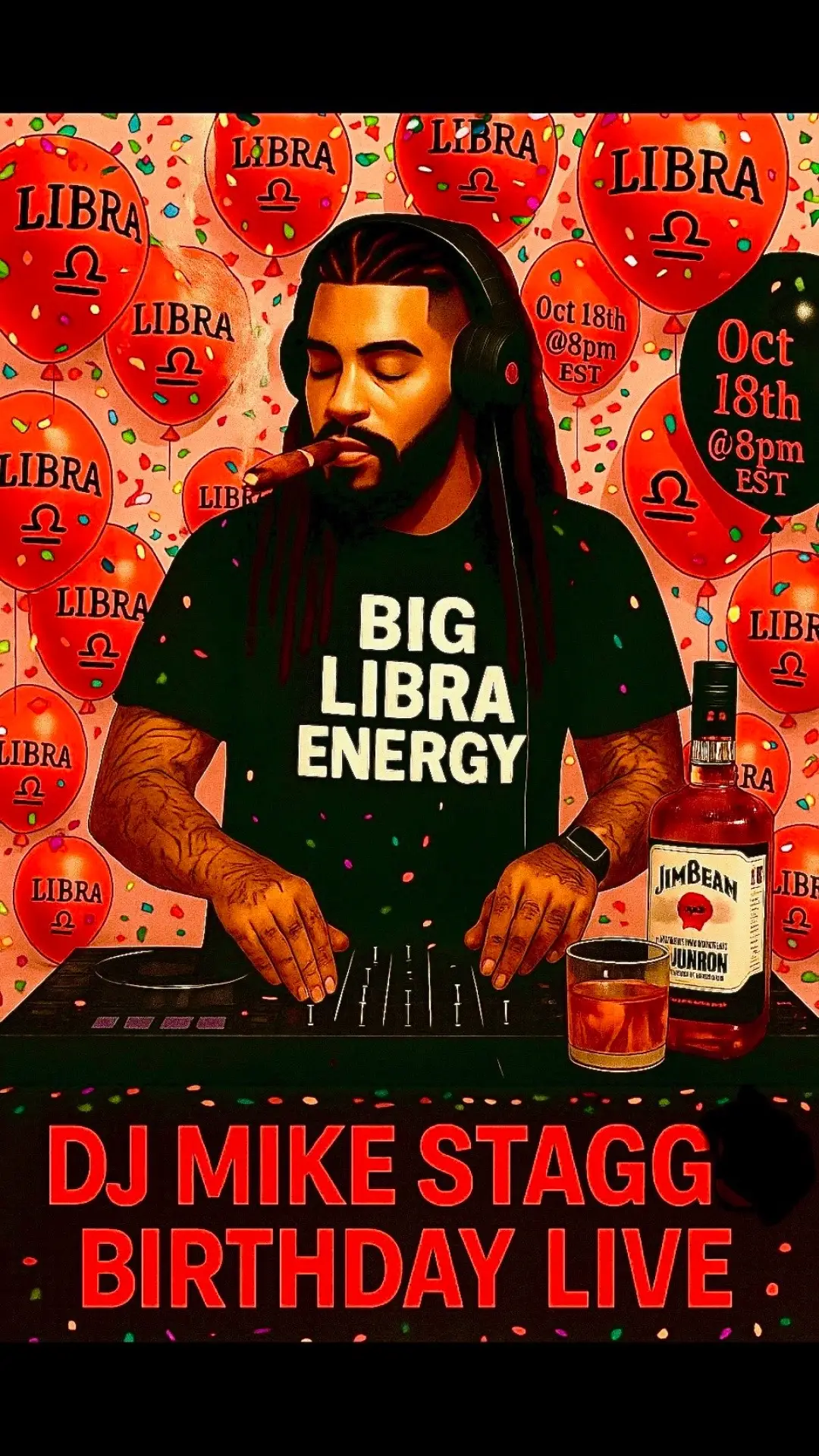 Come take a shot and vibe with me for my 33rd Birthday!! 