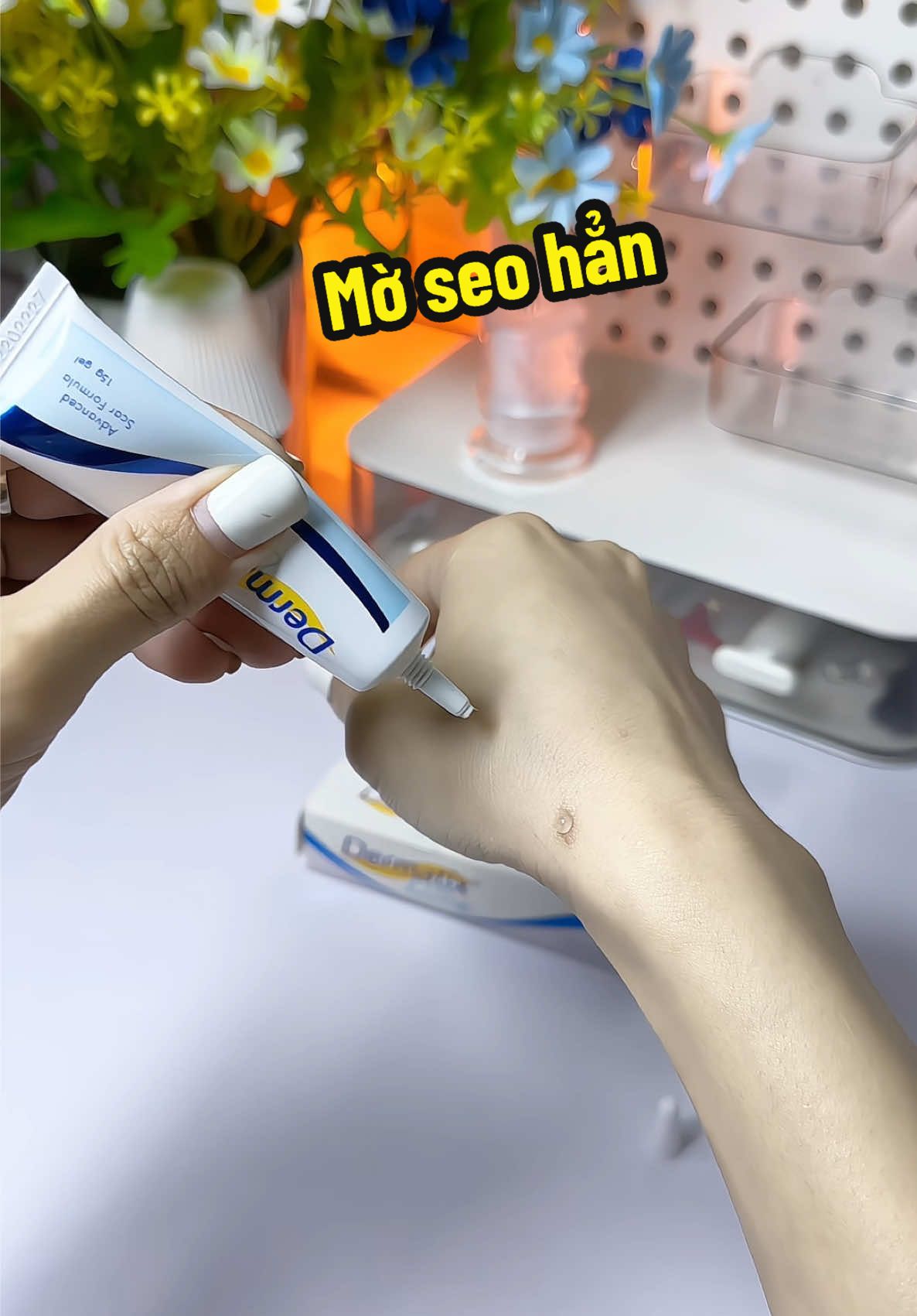 Trả lời @Yến Thi gel làm mờ ngăn ngừa sẹo dermatix hiệu quả lắm nha 😍 #dermatix #triseo #tritham #kieukieu 