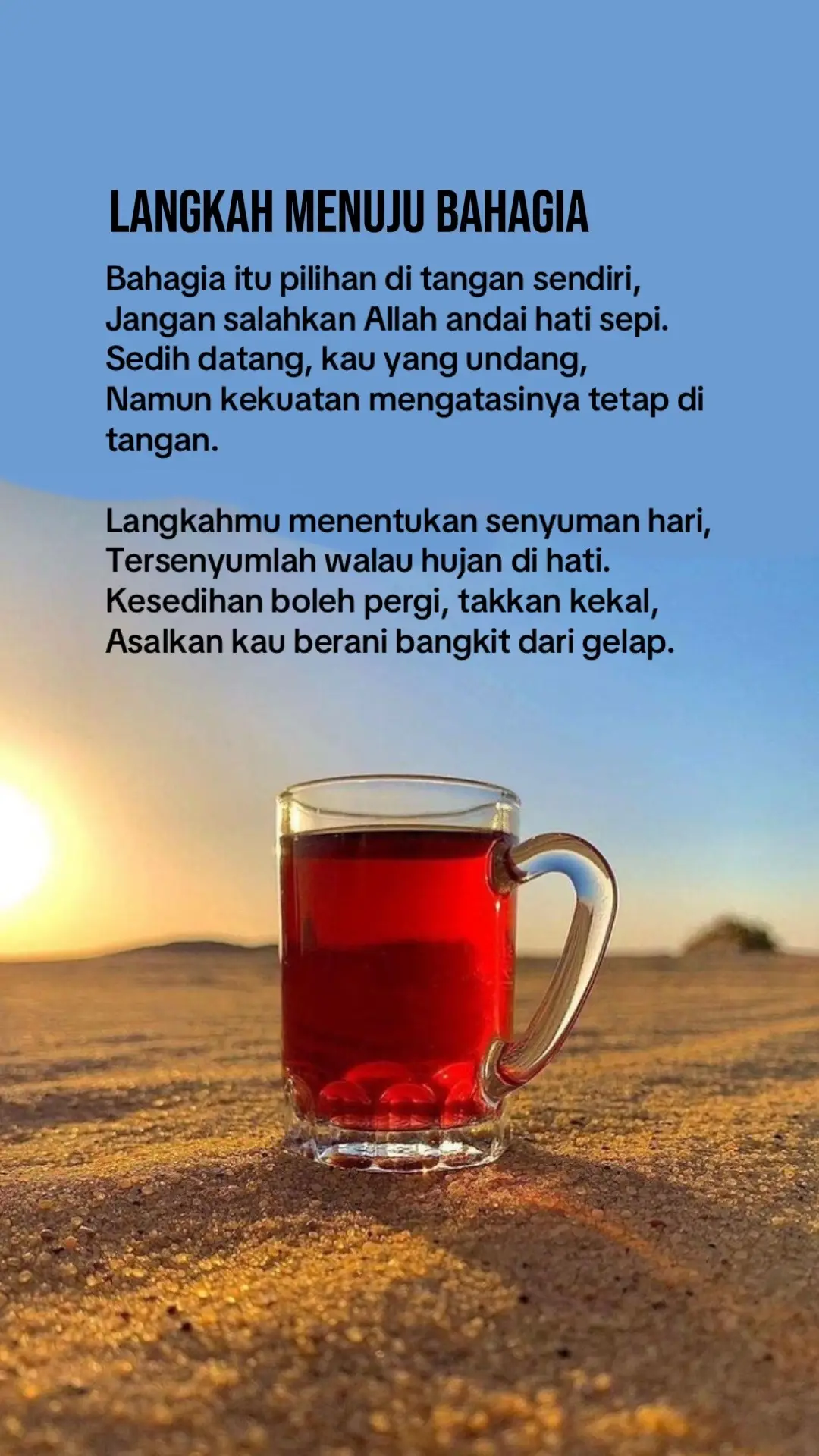 Langkah menuju bahagia