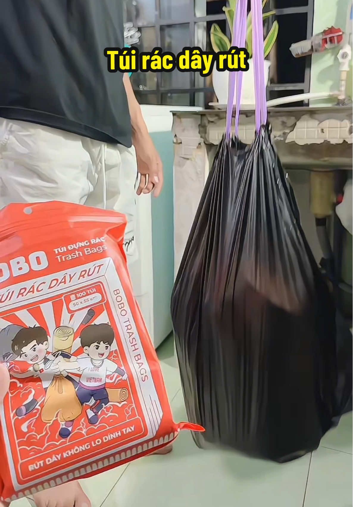 Không ngờ túi rác mà lại xịn vậy luôn 😍 Dây rút tiện, túi siêu chắc dùng rồi chỉ muốn mua thêm! #BOBO #tuiracdayrut #tuiracdayrutbobo #giadungtienich #mekidreview 