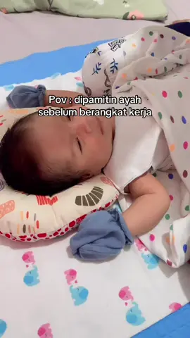 Sekarang pamitnya ga kesatu orang aja🤣  #masyaallah #babyboy #newborn #fyp #ayahdananaklakilakinya 
