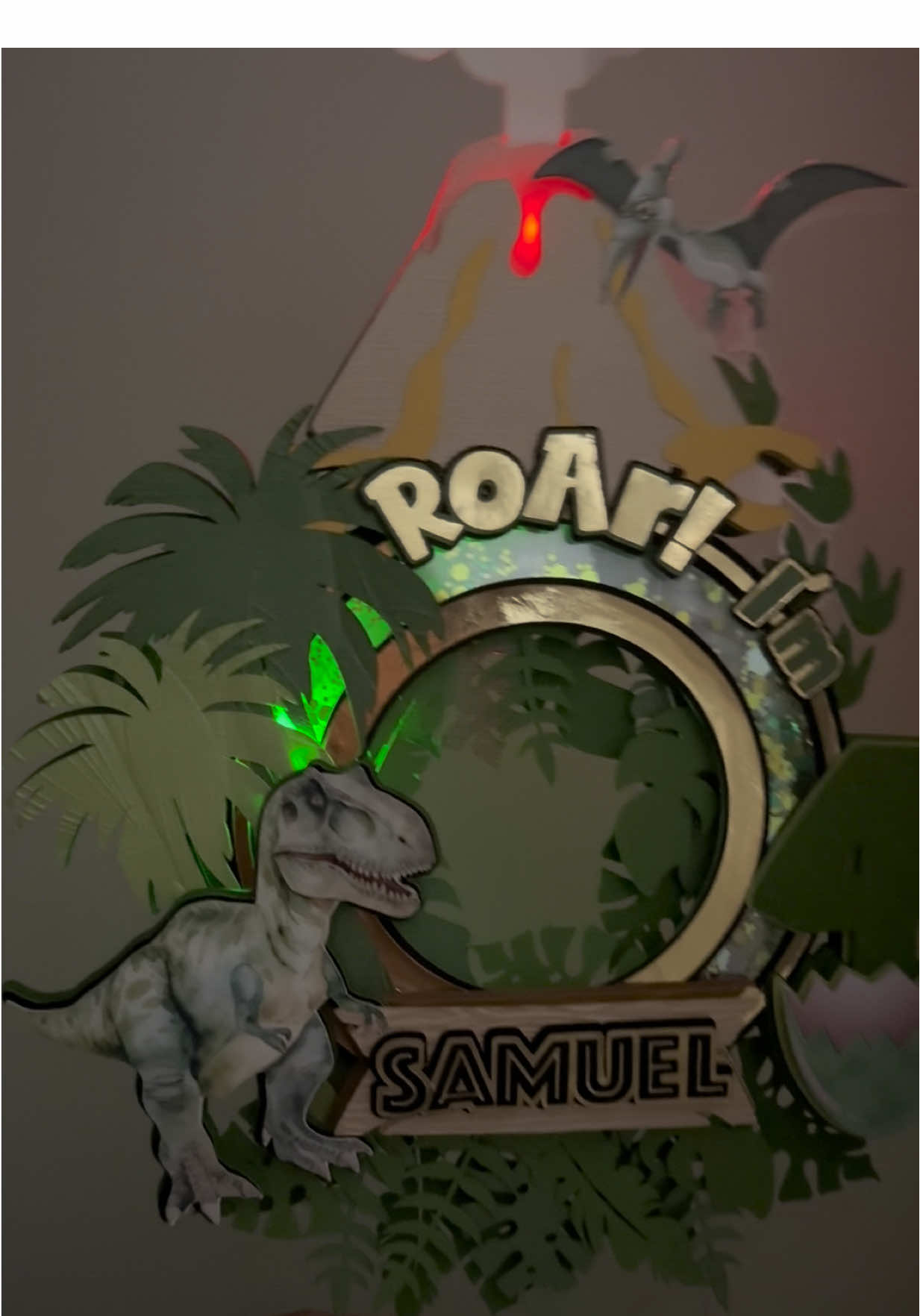 Thank you all who joined my live last night while I made this cute Dino cake topper! 🦖💚 I’m obsessed with how it turned out — you all made it such a fun night! 💕 #caketopper #dinosaurs #DinoParty #CakeTopper #PaperCrafts    