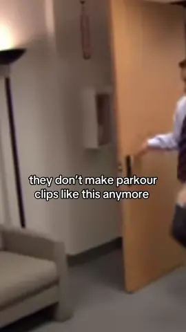 probably cause it was filmed on a potato 🥔  #parkour #lowquality #theoffice 