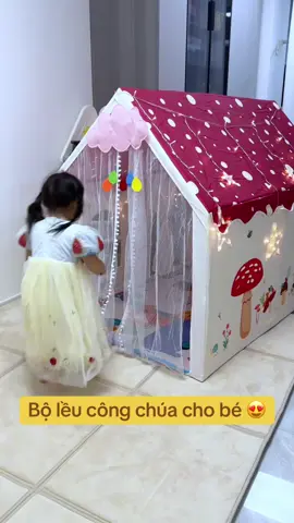 Bộ lều công chúa món quà dành tặng bé gái #xuhuong #viral #dochoichobe #leucongchua 
