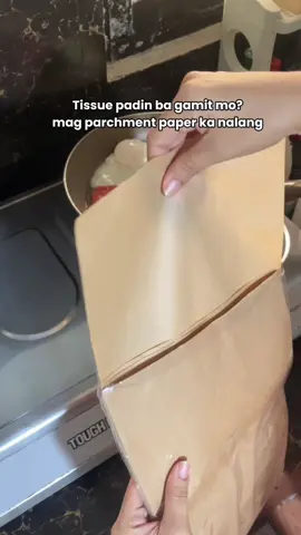 Mag switch kana din sa parchment paper ang ganda nito pang absorb ng excess oil #ketchenhacks #parchmentpaper 