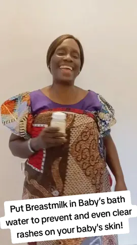 CAN BREAST MILK BE PUT IN BABY’S BATHING WATER? ✅ YES, YOU CAN! Breast milk is not only food for your baby — it is also full of healing, soothing, and protective properties that can be used for skin care during bath time. #Reasons and Benefits: 1.  Natural Skin Moisturizer: Breast milk contains healthy fats and natural enzymes that keep your baby’s skin soft and hydrated. 2.  Helps Heal Skin Rashes: It helps soothe diaper rashes, eczema, baby acne, and minor skin irritations due to its antibacterial and anti-inflammatory properties. 3.  Fights Infections Naturally: Breast milk contains antibodies that helps fight off skin infections and keep the baby’s skin clean and healthy. 4. Promotes Glowing Skin: Regular use makes your baby’s skin smoother, clearer, and naturally glowing. 5. Gentle and Chemical-Free: Unlike soaps or creams that may contain harsh ingredients, breast milk is 100% natural and safe for your newborn’s delicate skin. #APPLY THIS METHOD AND THANK ME 😊 🙏 LATER! DUCIE'S POSTPARTUM CARE SERVICES 