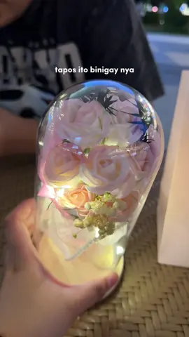 gumawa pa talaga ng paraan 🥹 #minibouquet #flowerlamp #flower #giftideas 