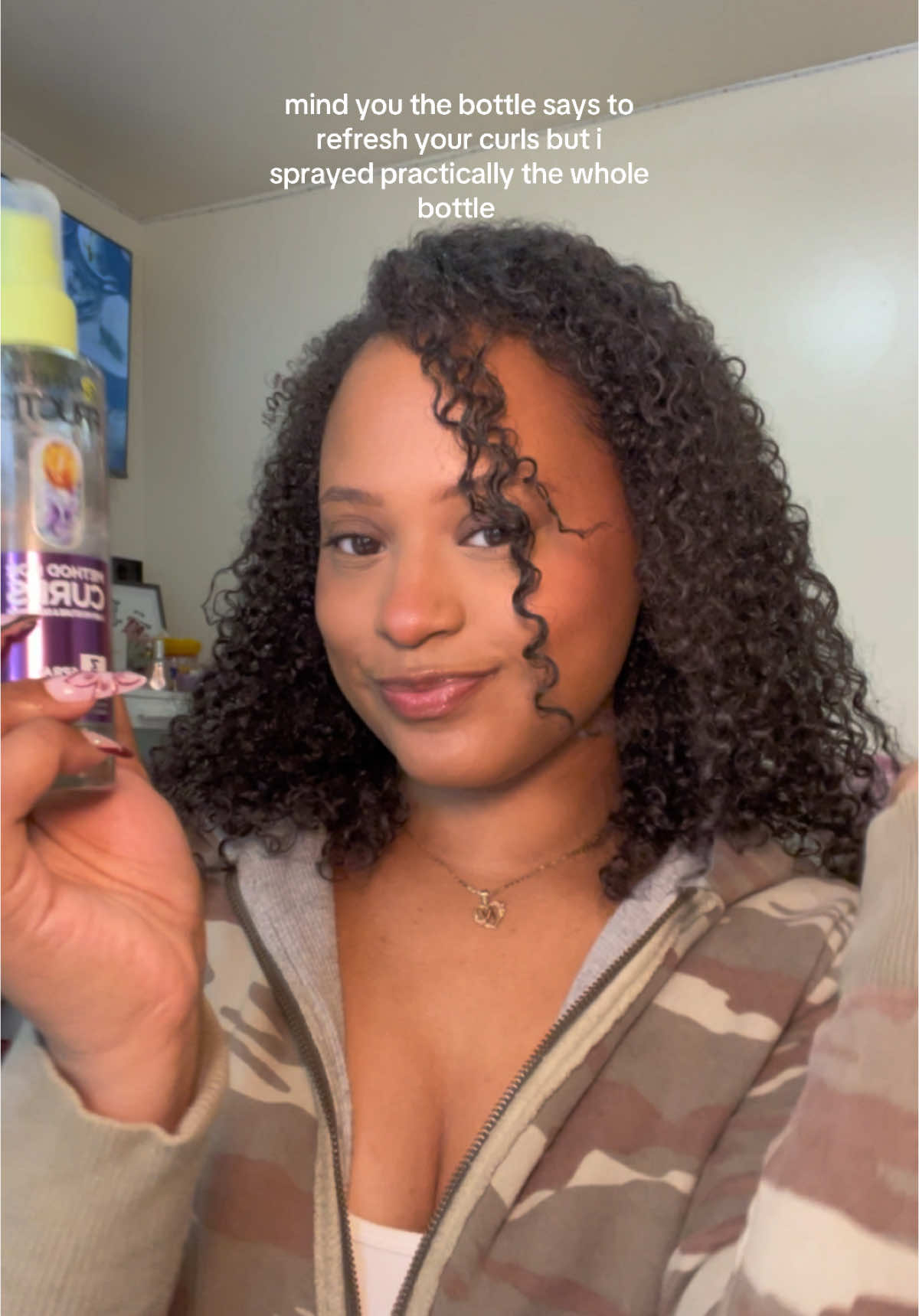 😭 measuring with my heart ig #curls #curlyhair #giftedbygarnier #garnier 