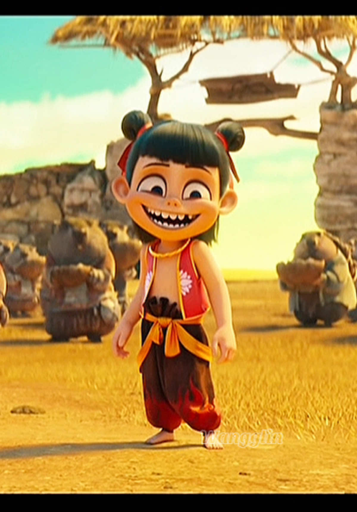 Nắm đấm xé gió 🤣 #natra2 #natramadonggiangthe #natramadongnaohai #hoathinhtrungquoc #wangglin 