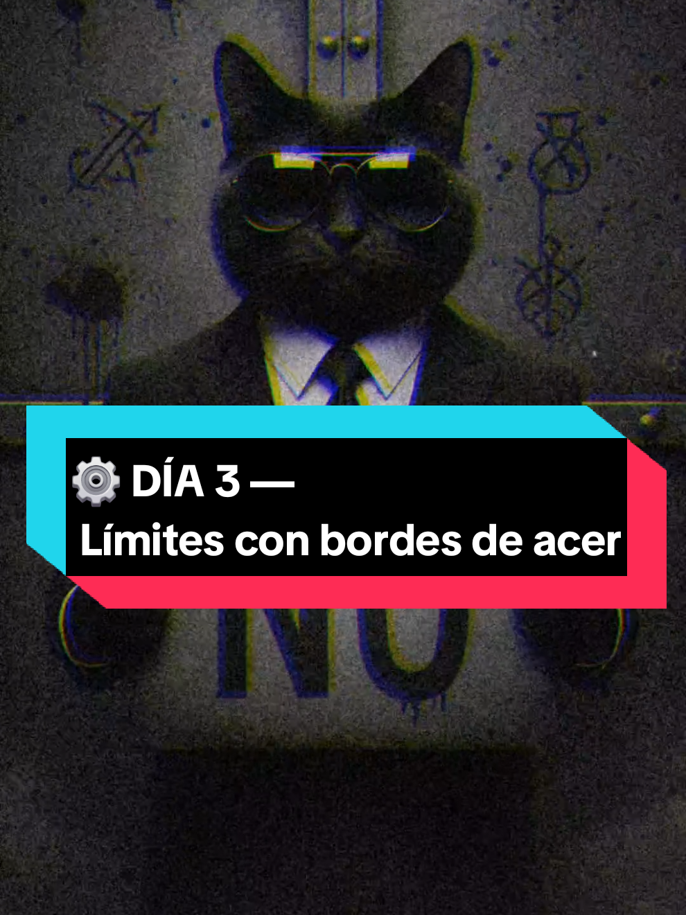 ⚙️ DÍA 3 — Límites con bordes de acero #sarcasmopuro #tutorials #frasesnarcisistas #asmr #mrvoicee 
