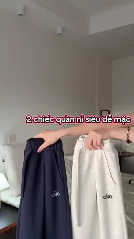 Lên kệ cho các chị em 2 màu quần nỉ cực xinh #quansuongongrong #quannudangsuong #myoutfit #phoidoxinh #hommaymacgi 