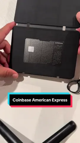 Got my Coinbase card in #coinbase #bitcoin #creditcard #americanexpress