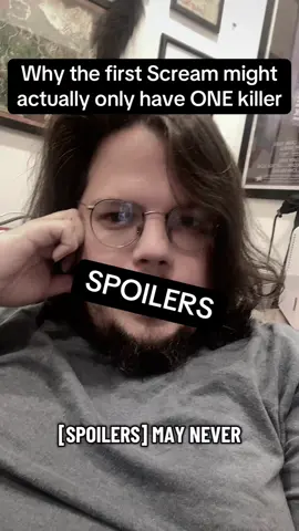 Credit to my brilliant fiancé for helping me come up with this theory. Justice for *SPOILERS*! #scream #horror #halloween #filmtok #tiktokherovillaincontest  
