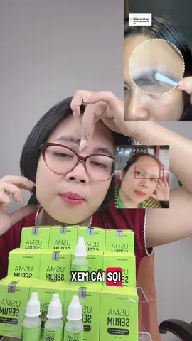 Khoe chân mày sử dụng 1 liệu trình 7 tuần của em #serumusma #usma #phuongcos 