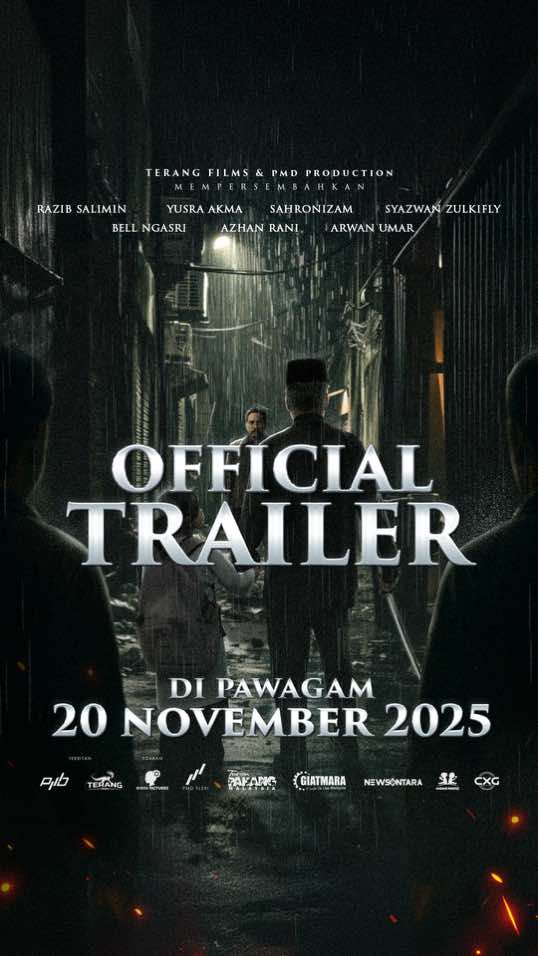 Kebenaran akhirnya terungkap. Lihat sendiri bagaimana keadilan ditegakkan tanpa belas kasihan. 🎬Saksikan sekarang - Official Trailer PENGHUKUM : NUSANTARA ASSASSIN Akan membara di pawagam berdekatan anda pada 20 November 2025! 🎥 Arahan AZLAN NORANI @azlan_norani Barisan Pelakon RAZIB SALIMIN - @Dzattullah@razibsalimin  YUSRA AKMA - @Yus Akma  SYAZWAN ZULKIFLY - @Syazwanzulkifly  ARWAN UMAR - @arwanr1  SAHRONIZAM NOOR - @Sahronizam Noor  AZHAN RANI - @azhanraniofficial  BELL NGASRI - @bellngasri  PUTERI SARI - @Puteri Sari  DR HAJI HALIM IKHSAN - @Ustaz_halim PPIM  Terbitan Terang Films @terangfilms & PMD Production @PMD Production  Penerbit  PUTERI TIARA - @PUTERI TIARA  AZLAN NORANI  Penerbit Bersama KMY KMO - @Kmy Kmo Official  Penulis Skrip  Luqman Jamaluddin - @Pocal 🎬📝  Penaja TOURISM PAHANG - @Tourism Pahang  MOMO HOUSE - @momohouse.os  CXG GEAR - @CXG l Creator X Gear  Edaran & Pemasaran @d.ayupictures @Dato' Ayu  @DATV_Channel  #Penghukum #nusantara #assassin #JusticeForYasmin #PenghukumTheMovie       