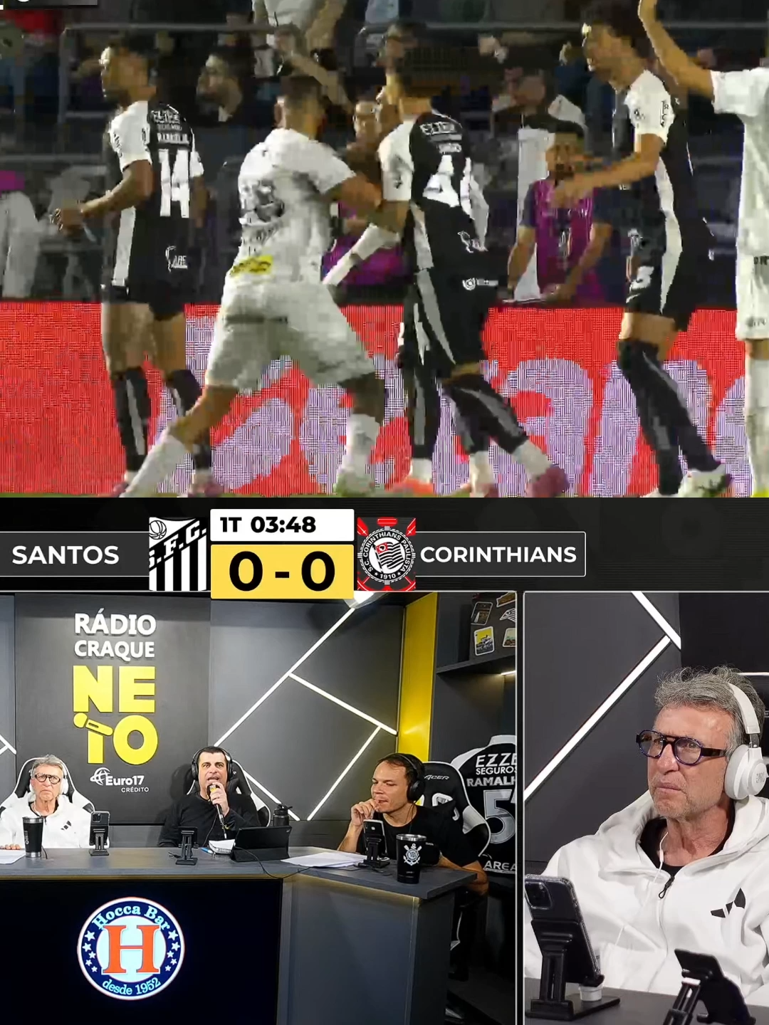 Com direito a golaço o Santos vence o Corinthians por 3x1 na Vila Belmiro. . . . . #corinthians #santos #sfc #craqueneto