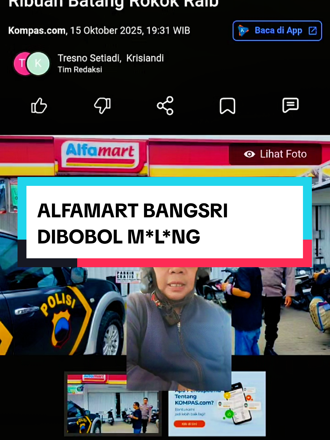 Pembobolan minimarket kembali terjadi di Brebes.  Kali ini sebuah minimarket di jalan pantura Desa Bangsri, Kecamatan Bulakamba dibobol oleh orang yang tidak bertanggungjawab pada Rabu, 15/10/2025. Salam Kondisi Terkini Brebes.  #brebes #kondisiterkinibrebes #zay_nurie #brebesviral #infobrebes 