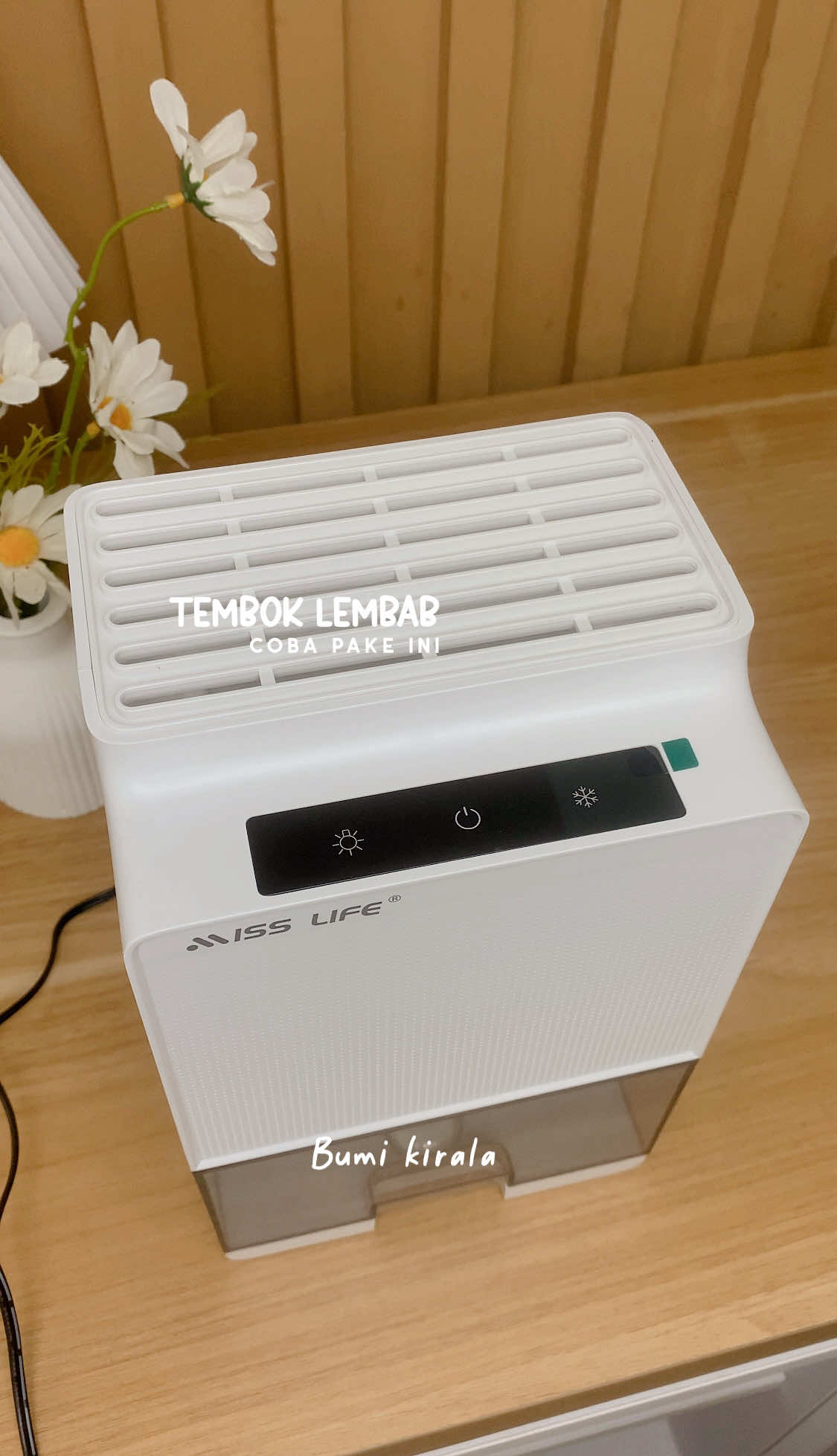 Udara lembap bisa bikin jamur muncul di tembok, furnitur, bahkan buku anak 😣 Sekarang aku coba #MissLifeDehumidifier dari @misslife.indonesia yang bantu nyerap kelembapan berlebih dan bikin kamar tetap kering & nyaman 🌿💧 Kita lihat hasilnya nanti yaa . #Misslife #misslifeappiliance #MissLifeDehumidifier #AntiLembap  @Miss Life Indonesia 