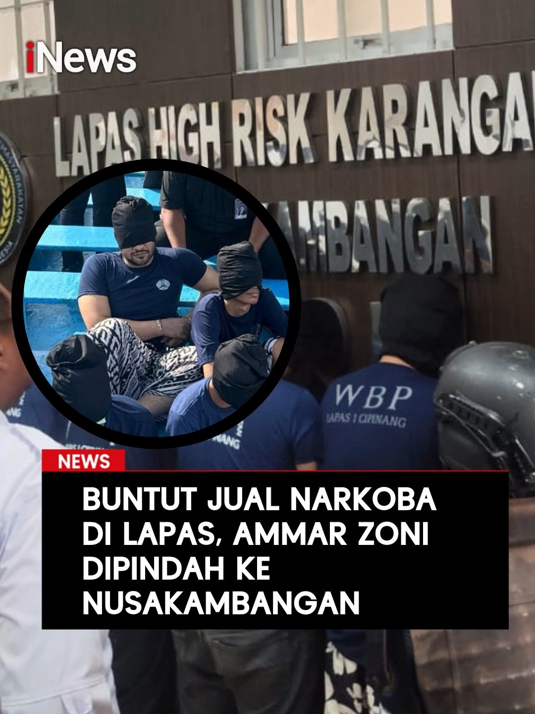 Artis Ammar Zoni dipindahkan ke Pulau Nusakambangan. Langkah ini imbas dari kasus peredaran narkoba di rumah tahanan (rutan) Kelas I Jakarta Pusat yang melibatkan sang aktor. Ammar terbukti berperan sebagai 'gudang' untuk menyimpan sabu dan ganja di dalam penjara.  Ammar Zoni dan kelima napi dalam kasus tersebut tiba di Nusakambangan pada Kamis (16/10/20205) pagi. Ammar dan 5 orang lain akan berada dalam pengawasan ketat dalam Lapas Super Maksimum dan Maksimum Security.  Baca selengkapnya di sini:  https://www.inews.id/lifestyle/seleb/dipindah-ke-nusakambangan-ammar-zoni-ditempatkan-di-lapas-super-maximum-security #AmmarZoni #Nusakambangan #Napi #Sindikat #LapasSalemba #ViralJakpus
