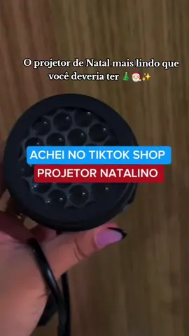 O projetor Led que vai transformar seu Natal em um espetáculo de luzes!  #luzesdenatal #tiktokshop #achadinhos 