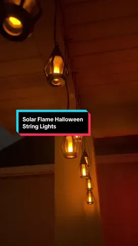Replying to @melissa_at_puddincreek💙💋 solar powered Halloween themed lights. The hanging flame torch lights are so cool, they stay on all night and automatically turn off at sunlight. Recharge in the sun, no plug or battery needed.  #halloweendecor  #spotlightfinds  #tiktokshopcreatorpicks  #falldealsforyou  #tiktokshopreviews 
