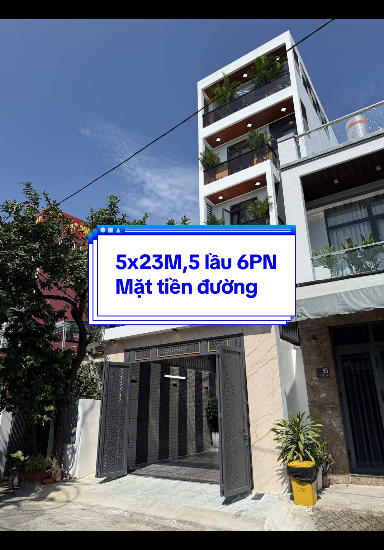 Mặt tiền đường kinh doanh siêu Vip 5x23M 5 lầu 6 phòng ngủ full nội thất thang máy $12 tỏi xx #TikTokAwardsVN #batdongsan #nhadepgiare #nhamattien #nhaphoquan12 