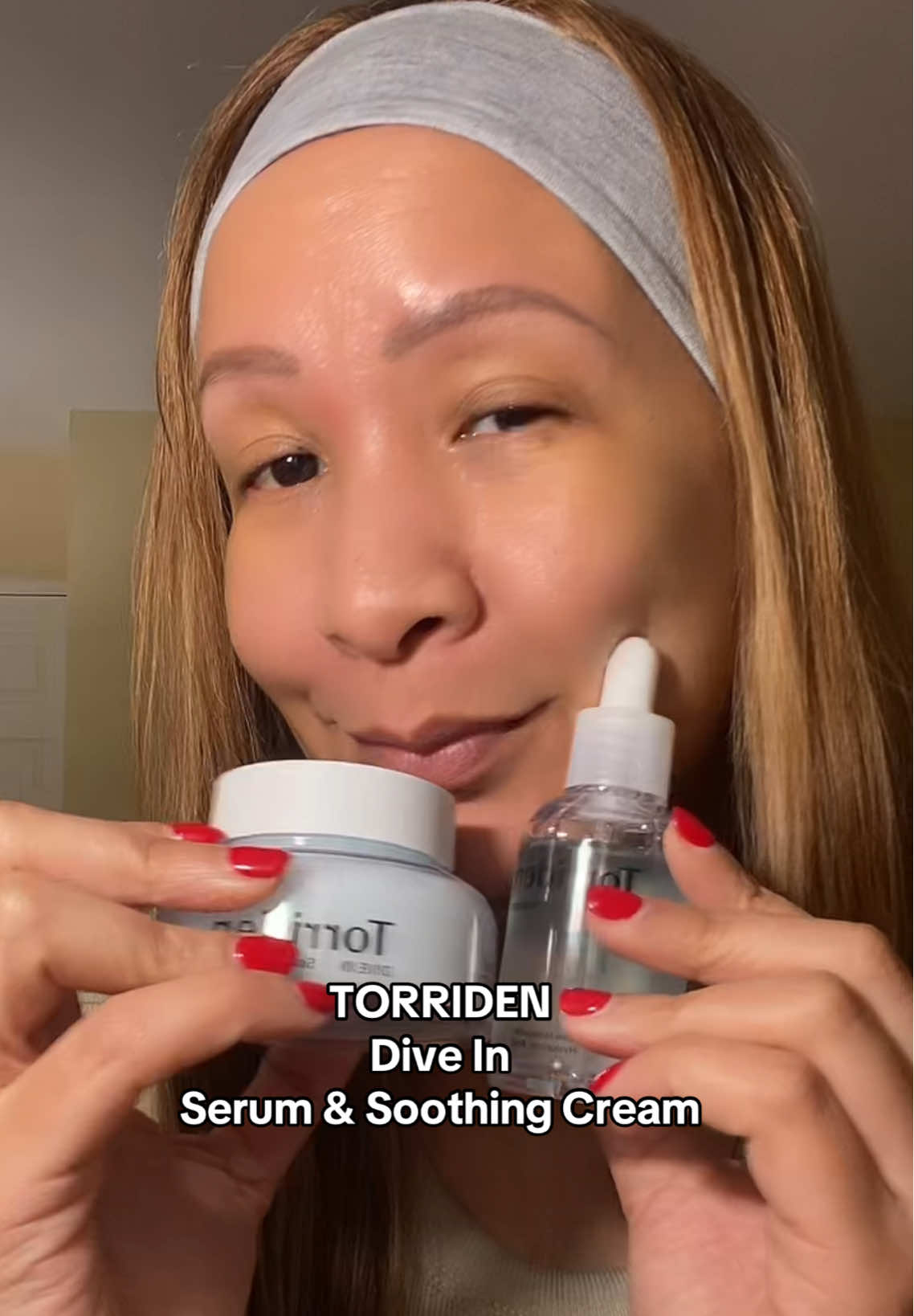 TORRIDEN Dive In Serum & Soothing Cream 💧  #torriden #torridendivein #koreanskincareproducts #skincareroutines #fallskincare 