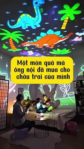 Một món quà mà ông nội đã mua cho cháu trai của mình #xuhuong #den3d #denchieusao 