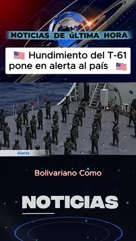 ¡Se hunde buque militar venezolano con 300 soldados a bordo!
 #Venezuela#UltimaHora#Noticia#BuqueT61#EscudoBolivariano