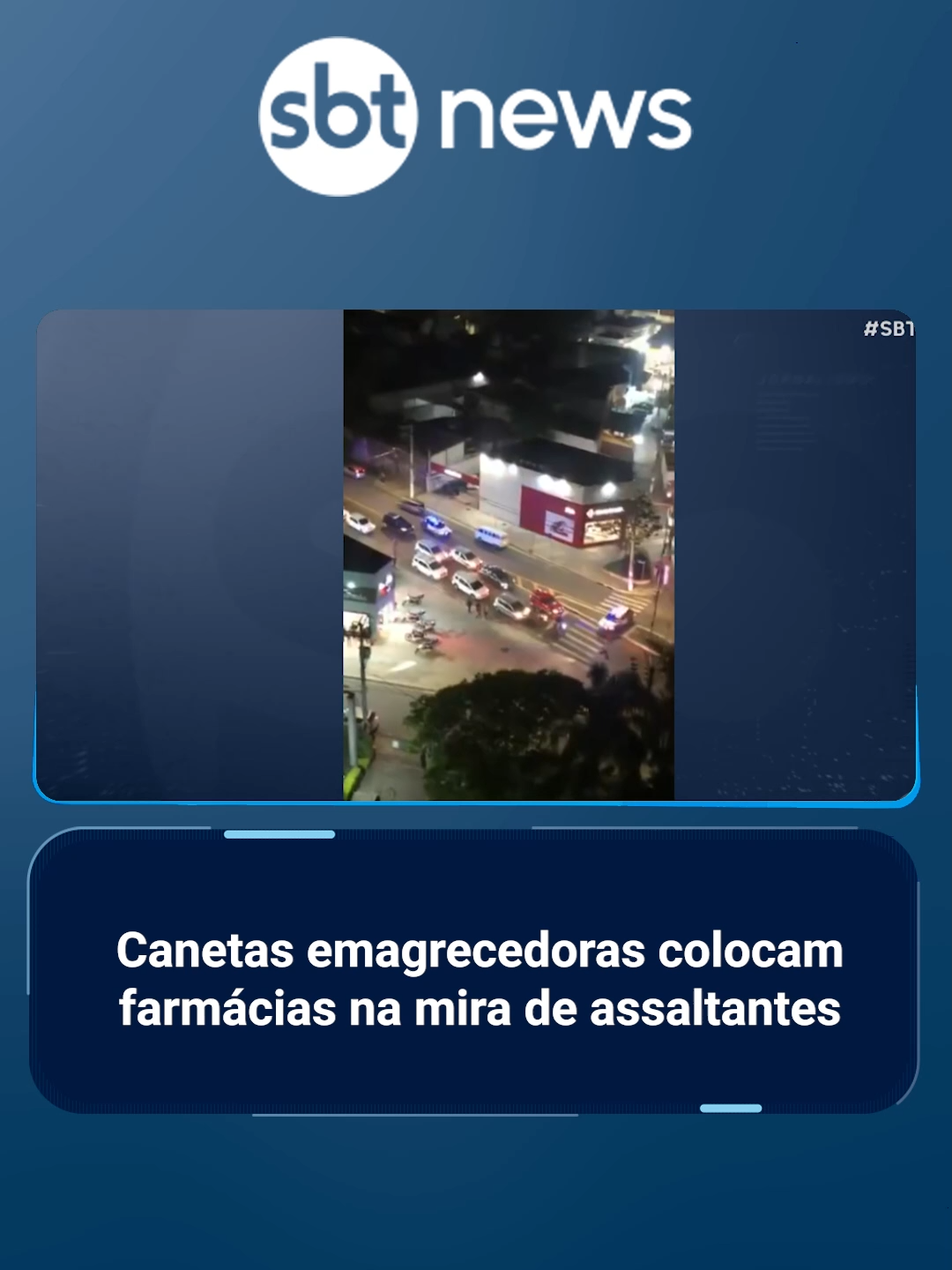 Quatro farmácias foram assaltadas em São Paulo, no Jardim Umarizal  na noite de terça-feira (14). Três pessoas ficaram feridas, entre elas um tenente do Exército. Os criminosos buscavam canetas emagrecedoras, como Ozempic, e não dinheiro. Quatro suspeitos foram presos. Segundo o sindicato das farmácias, os assaltos têm se repetido semanalmente. #sbtnews #notícias #policia #crime #flagra #flagrante #farmacia #canetasemagrecedoras #ozempic #mounjaro #wegovy #quadrilha #crimeorganizado#saopaulo #tiktoknews #tiktoknoticiasbrasil #tiktoknoticias #foryoupage #foryou #fyp #sbtbrasil