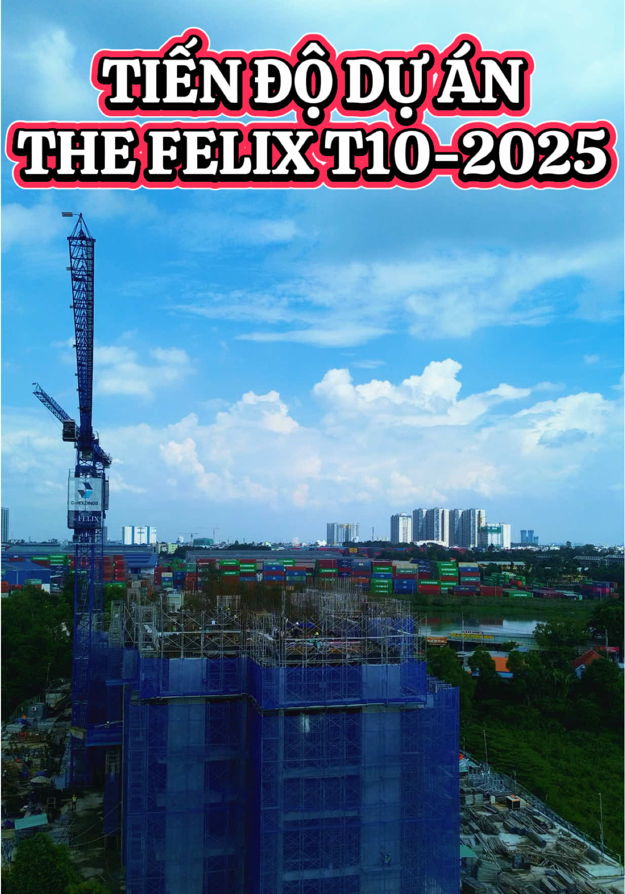 Cập nhật tiến độ xây dựng dự án :  THE FELIX - C HOLDING Tiến độ xây dựng tầng 6 , tốc độ khá nhanh.  Kính gửi khách hàng và các bạn cùng theo dõi ! #chungcu #thuananbinhduong #xuhuong #canho #binhduong 