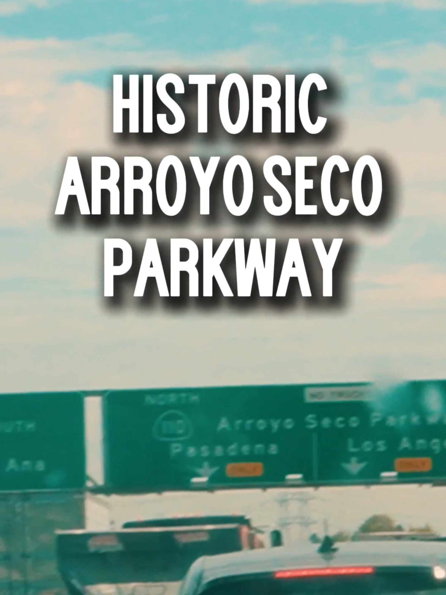 The Arroyo Seco Parkway in Los Angeles is America's Oldest Freeway and also one of its scariest! 😨 #satire #geography #freeways #losangeles #california