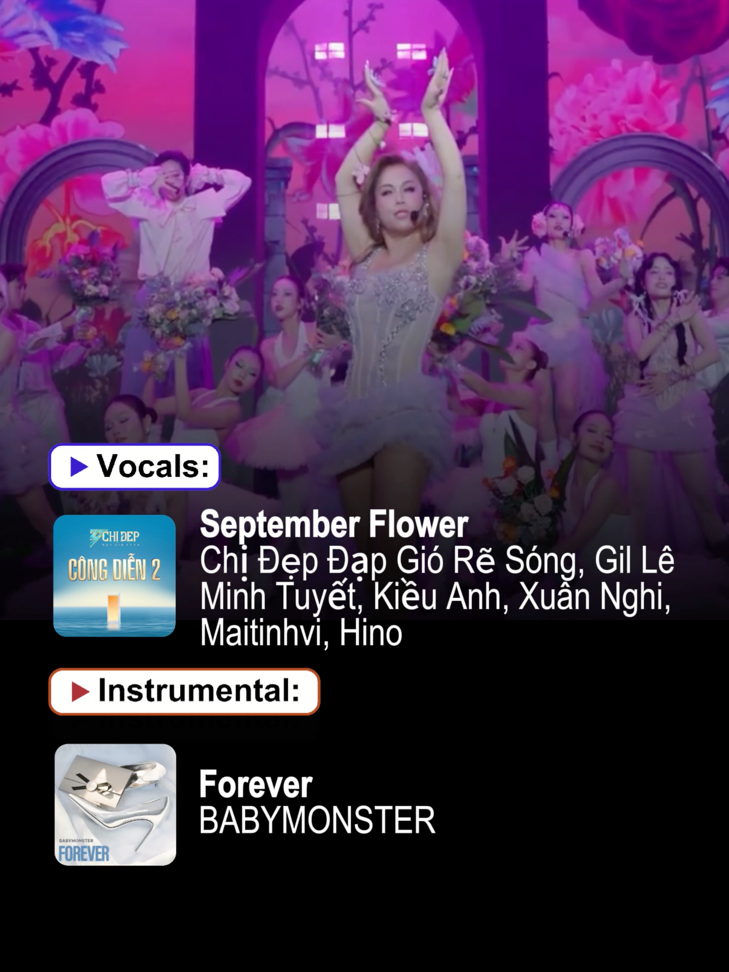 #septemberflower #chidepdapgio2024 #minhtuyet #gille #kieuanh #xuannghi #maitinhvi #hino #forever #babymonster #vpop #kpop #fpyシ #viral #foryou #trending #xyhuongtiktok