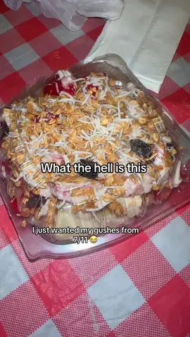 I should’ve just got up and drove to 7/11 cause what is this 😩😩😩 #munchies #ubereats #fruit 