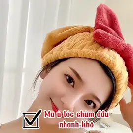 Mũ ủ tóc chùm đầu nhanh khô JYoohome Vải mềm mại, Khăn quấn ủ tóc thấm hút nước Khăn lau tóc gội đầu #khanquantoc #khancuondau #khancuontoc #khanlamkhotoc #khan 