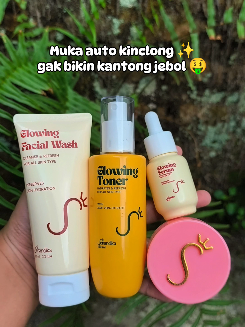 Wajib cobain skincare by @senandikaskin 😍 Bikin wajah glowing, gak pake mahal 😋 #skincare #makeup  #toner  #facialwash  #senandika 