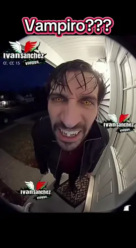 Lo dejarías entrar a tu casa a este vampiro?? #terror #terrorsobrenatural #sobrenatural #vampire #vampiros 