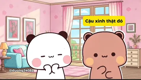 Dudu nói người yêu của mình là đẹp nhất~~🐼🐻💕#bubu #dethuong #ngotngao #fpy #xh 