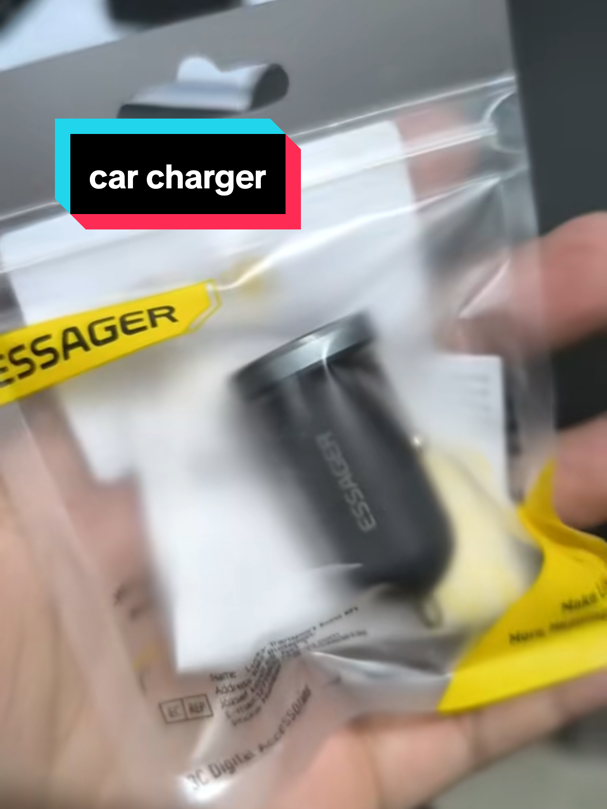 sobrang sulit at gamitin talaga #carcharger #30w #essager 