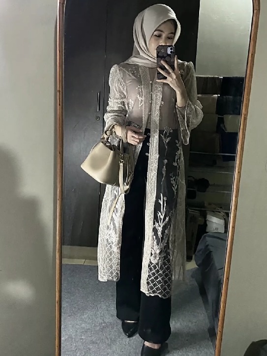 outfit kondangan #OOTD #kondangan #outerkondangan #outerbrokat #outfitkondangan 