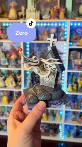 I love little Zero so much! He is too cute!🖤 I can’t believe it’s almost HALLOWEEN!👻 #DisneyCollection #DisneyTikTok #JimShore #DisneyCollector #nightmarebeforechristmas 