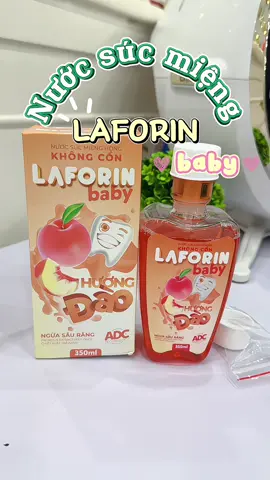 Muốn con có hàm răng chắc khoẻ, trắng sáng thì nước súc miệng không cồn này là chân ái nha #laforinbaby #nuocsucmieng #saurang #xuhuong #viralvideo 